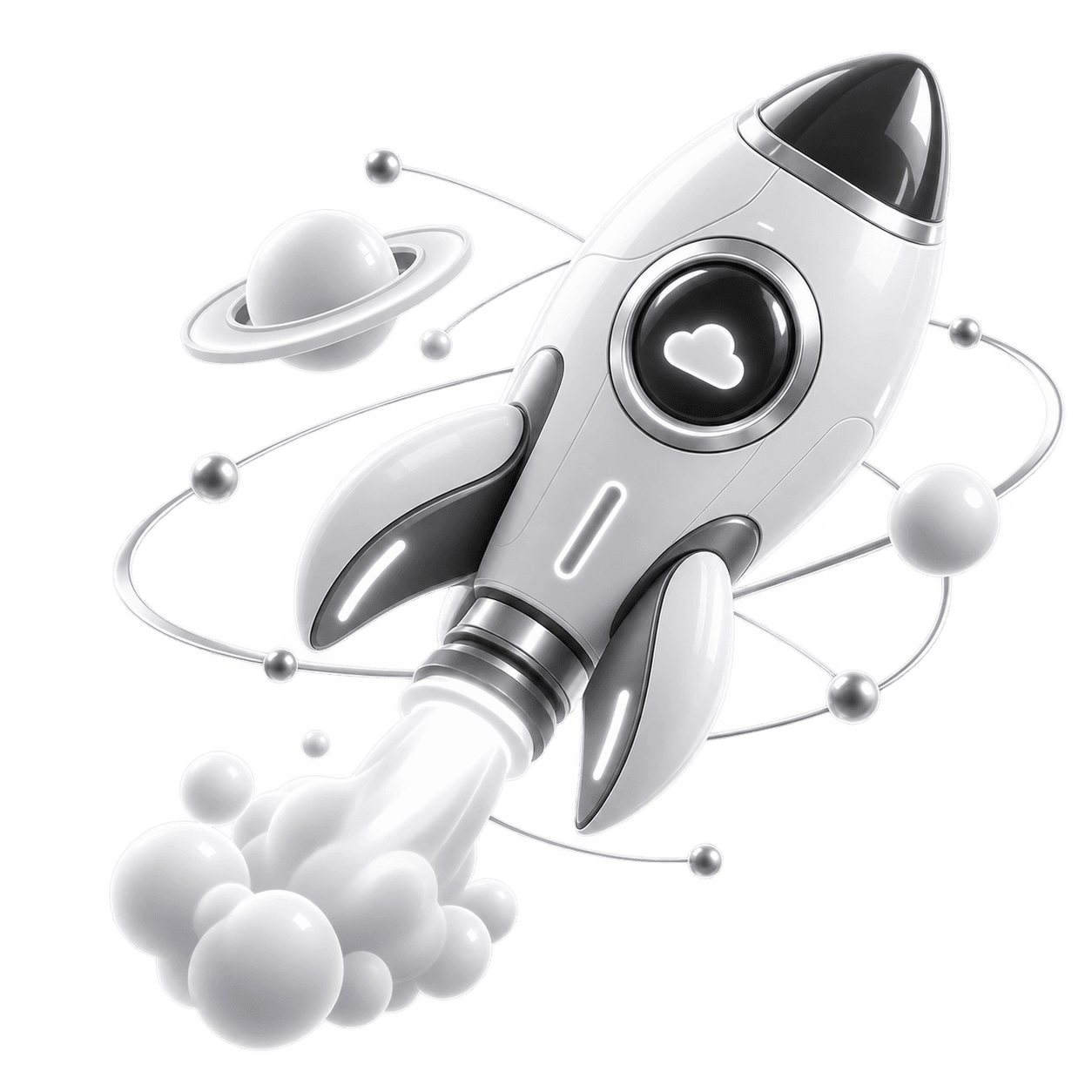 cloud.gaming High-Speed Cyberpunk Rocket